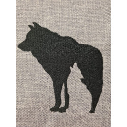 Stickdatei - Wolf Silhouette